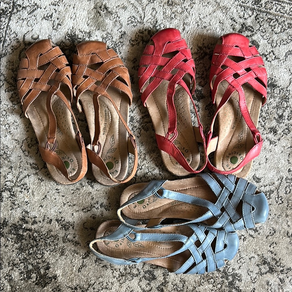 Set of 3 sandals